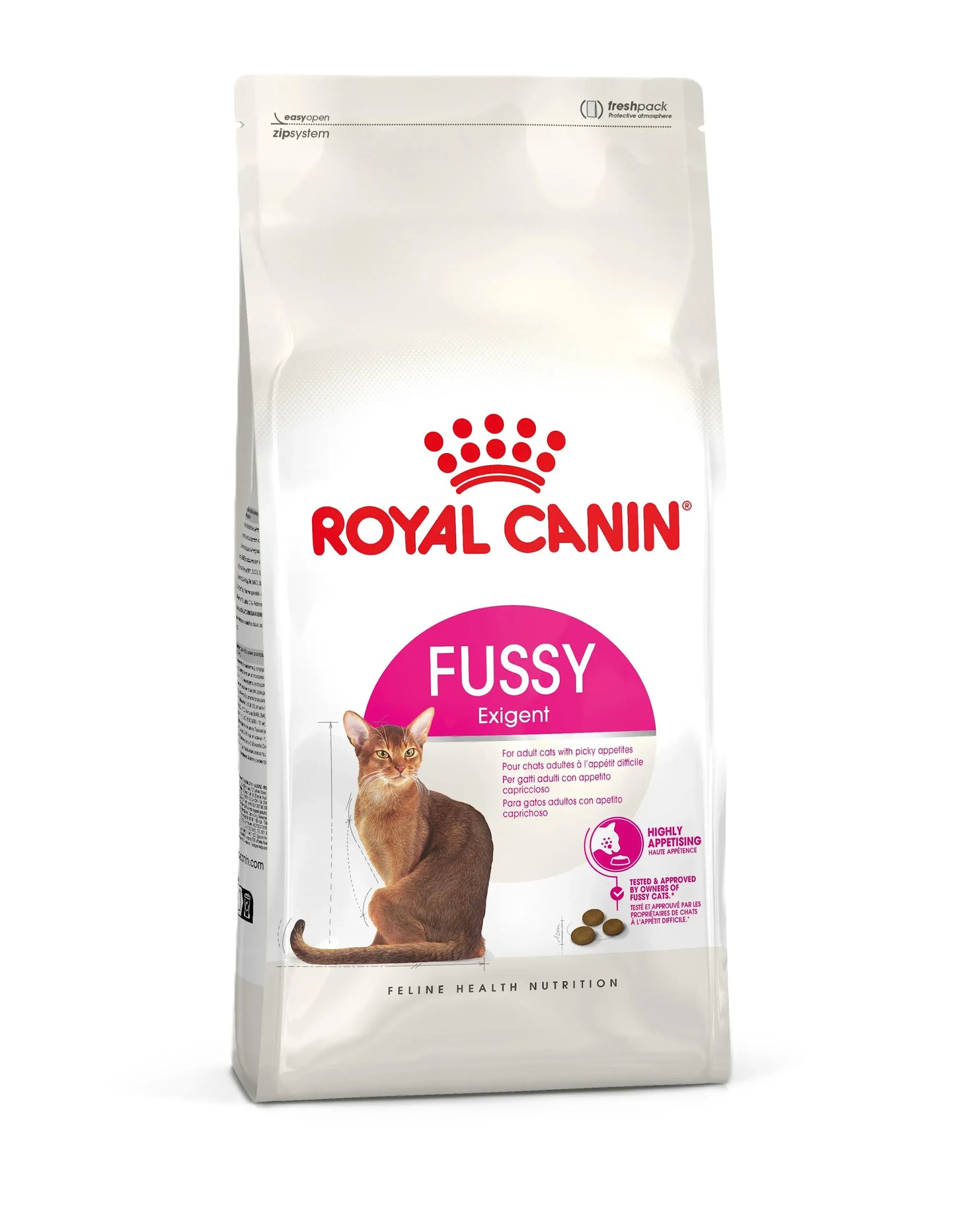 רויאל קנין חתול FUSSY אקסיג'נט 4 ק"ג