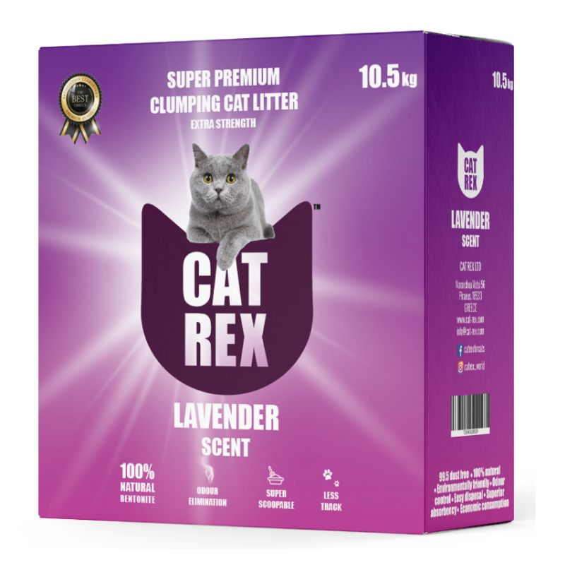 חול CAT REX לבנדר 10.5 ק