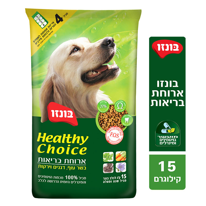 בונזו בריאות 15 ק"ג