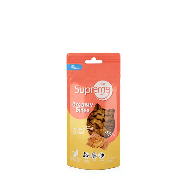 סופרים חטיף לחתול כריות היירבול 60 גרם