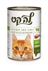 לה קט שימורי פטה לחתול עוף 400 גרם